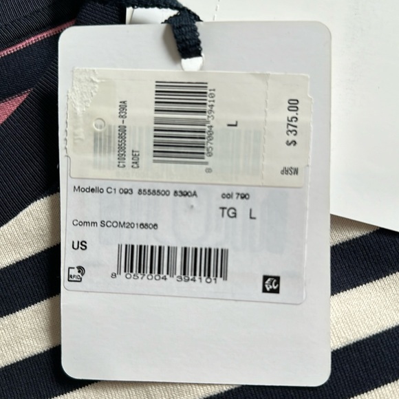 Moncler women's stripe dress Size L - Picture 6 of 11